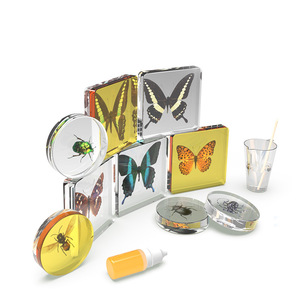 Onshine Juego de juguetes de resina con especímenes de insectos, mariposas y escarabajos para explorar la naturaleza, para niños de 8 a 13 años - Product Image 1