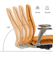 Chaise de bureau SITSTAR en cuir pivotante avec base en nylon, chaise de réunion, chaises en plastique modernes pour projets de mobilier de bureau