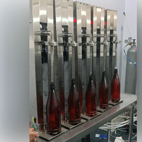 Machine de remplissage multi-têtes à contre-pression pour bière artisanale, bière fraîche, vin mousseux, champagne, bouteilles en verre et canettes