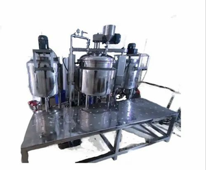 Unidad de procesamiento de acero inoxidable para plantas de ungüento y crema cosmética con bomba de transferencia - Product Image 2