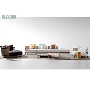 Ensemble de canapés mobilier d'extérieur patio luxe en aluminium imperméable <span class=keywords><strong>salon</strong></span> en <span class=keywords><strong>bois</strong></span> forme de L corde d'aluminium canapé de <span class=keywords><strong>jardin</strong></span> d'<span class=keywords><strong>angle</strong></span> en <span class=keywords><strong>bois</strong></span> de teck - Product Image 6
