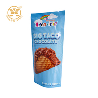 Sachet d'emballage alimentaire robuste à fermeture éclair avec impression en héliogravure pour biscuits et snacks