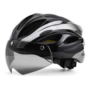 Casque de vélo de montagne avec lumières, visière solaire bon marché pour hommes et femmes, vente en gros d'usine, meilleures plateformes de commerce électronique - Product Image 3