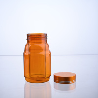 Botella de plástico de 60ml para productos de salud Botella de cápsula sólida con forro interior Botella de plástico