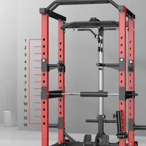 Fitness-Mehrzweck-Trainingsausrüstung Cable Crossover Smith Power Rack Hockermaschine Gym's essentielles Fitness-Krafttraining