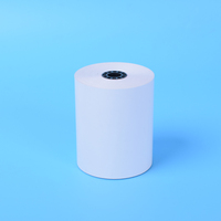 Rouleau de papier thermique imprimé pour reçus de guichet automatique, 55 g/m², simple couche, avec mandrin en papier et qualité garantie - Offre Spéciale