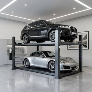 Equipo de Estacionamiento Vertical Mecánico que Ahorra Espacio, <span class=keywords><strong>Elevador</strong></span> de Autos Inteligente de Dos Postes, Solución de Estacionamiento Hidráulica Inteligente - Product Image 2