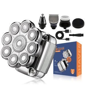 Divine <b>Shaver</b> Tool Nine Blade Washing Machine for Special Head Shaving Self-Shaving Household Hotel Use USB <b>Shaver</b> - Product Image 1