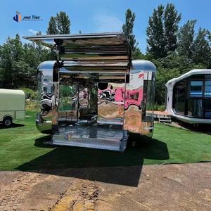 Vente directe d'usine, petite caravane de voyage rétro, caravane de camping, caravane de camping durable en fibre de verre et aluminium, mobile - Product Image 2