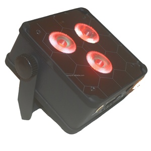 Chiếu sáng 3*18W rgbwa + UV Backdrop đám cưới không dây DMX Battery Powered LED PAR với trường hợp - Product Image 5