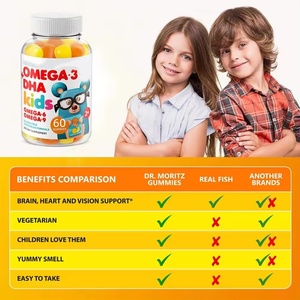 Gomitas Veganas de <span class=keywords><strong>Omega</strong></span> <span class=keywords><strong>3</strong></span> para Niños, Gomitas de <span class=keywords><strong>Omega</strong></span> <span class=keywords><strong>3</strong></span> DHA de Marca Privada, Gomitas de <span class=keywords><strong>Omega</strong></span> <span class=keywords><strong>3</strong></span> para Niños - Product Image 4
