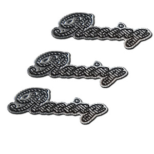 Écussons en silicone 3D brodés personnalisés écologiques, badges alphabet, étiquettes logo thermocollantes, étiquettes de vêtements imprimées par transfert thermique - Product Image 2
