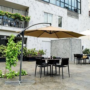 Adjustable Contemporary Aluminum Frame <b>Patio</b> <b>Umbrella</b> Base with 2.7m Radii UV/Full Color Printed for Outdoor Garden & Hotel Use - Product Image 2