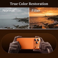 Protection d'objectif d'appareil photo magnétique individuelle, anneau de filtre magnétique pour objectif compatible avec l'étui pour iPhone 17