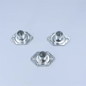 Tuerca hexagonal con brida, métrica, de acero, zincada, clase 8.8, rosca estándar, diámetro de la tapa de 10 mm - Product Image 2
