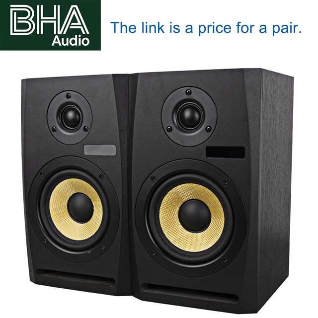 BHA M5 Active Speakers (2.0) 70 Watt Self Power Aramid Woofer Powered Studio Monitors Factory Wholesale Price for Audio System