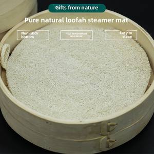 Alfombrilla de vapor de red de lufa de doble capa engrosada antiadherente, duradera, para utensilios de cocina, fácil de limpiar, utensilios de cocina inteligentes - Product Image 4