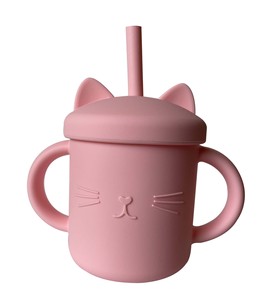 Taza de bebé de silicona saludable respetuosa con el medio ambiente, la mejor venta, Linda, sin Bpa, apta para lavavajillas, para entrenamiento infantil - Product Image 5