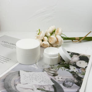 Tarro de Crema de Plástico Blanco de 10g-100g, Envase Cosmético Vacío para el Cuidado de la Piel del Rostro y el Cuerpo - Product Image 6