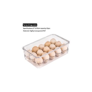 Food Grade Material Plastic Egg Storage Drawer Food Storage Box Egg Fresh keeping Box