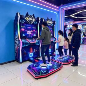 เครื่องเต้นรำอัตโนมัติสำหรับเกมเต้นรำในร่ม สวนสนุกในร่ม เครื่องเล่นเกมเต้นรำจังหวะสำหรับศูนย์เกม - Product Image 4