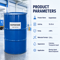 Isopentane CAS 78-78-4 99% Agent de gonflage Composant de mélange pour mélange de CP Pentane Remplacement du HCFC-141b Approvisionnement en vrac