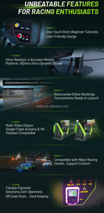 Renixsim Coin vận hành mô phỏng lái xe cực đoan đua mô phỏng chơi game xe hoàn chỉnh cho trung tâm Arcade eSports - Product Image 4