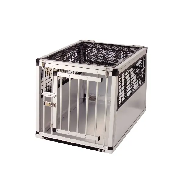 Carriers & Travel Products Casaria Dog Car Crate Aluminium Transport