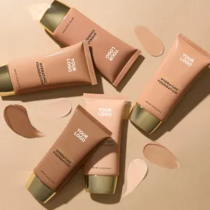 Liquid Foundation Fabricantes Cobertura Completa Fundação Maquiagem Impermeável E Matte Private Label Foundation Para Pele Negra