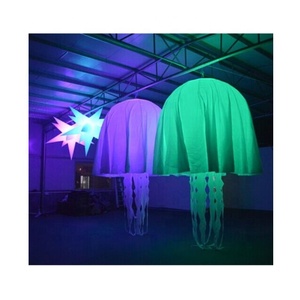 Méduse lumineuse LED gonflable irisée, éclairage suspendu, ballon méduse, tentacules de pieuvre, pompe à air électrique IFUN pour fête - Product Image 4