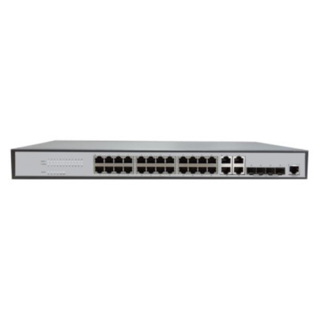 S2300-28TF-AC Layer 2 Management Switch with 24 Gigabit Electrical Ports +4 Gigabit SFP Optical Ports