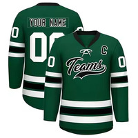 Pabrik OEM t-shirt hoki sublimasi Logo kustom seragam hoki es Jersey gaya hoki es