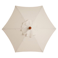 Parasol de jardin en alliage à 6 baleines, grand modèle cantilever, avec auvent remplaçable UPF 50+, idéal pour balcon et café en extérieur