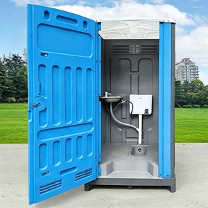Inodoro Portátil Móvil Duradero a <span class=keywords><strong>Precio</strong></span> Mayorista, Baño Público Exterior, Caja de WC de Plástico Químico HDPE Engrosado, Baño Prefabricado Exterior - Product Image 1