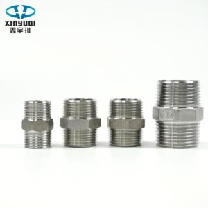 YQ SS304ステンレス鋼管継手1/2/3/4六角ニップルNPT水蒸気空気油ガスコネクタ流体ヘッド - Product Image 2