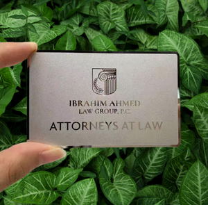 2023 chaud personnalisé luxe or acier inoxydable VIP adhésion cartes de crédit vierges cartes de visite en métal pour gravure au Laser - Product Image 5