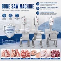 Machine automatique de découpe de viande et d'os en acier inoxydable |   Équipement de sciage des os pour la transformation de la viande de bœuf, de la viande de porc et des côtelettes d'agneau