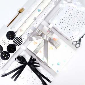 High Quality Wholesale 80g <b>Christmas</b> Art <b>Paper</b> Tissue 43*300cm Gift Luxury Custom Birthday Packaging <b>Wrapping</b> <b>Paper</b> <b>Roll</b> - Product Image 3