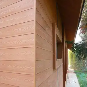 Design moderno legno plastica WPC recinzione pannelli a parete struttura in legno lusso naturale