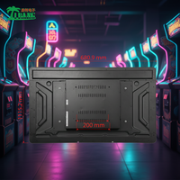 Écran de jeu d'arcade vertical 1920x1080 VESA avec éclairage LED en forme de marquise, écran large de 49 pouces