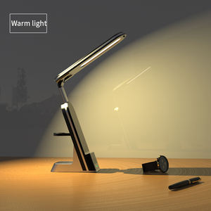 Support de charge sans fil rapide 15W avec lampe de table et horloge numérique pour <span class=keywords><strong>Apple</strong></span> Watch 11, Airpods Pro3 et téléphone portable - Product Image 1