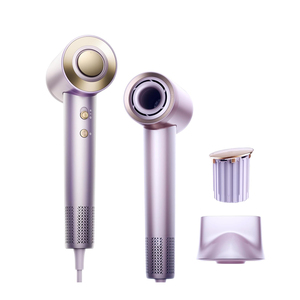 Sèche-cheveux professionnel 1600W avec diffuseur pour salon, usage domestique, souffleur en plastique, utilisation extérieure et garage, ionique négatif, électrique - Product Image 1