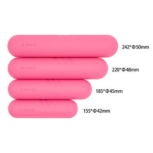 High Quality 1KG Khaki Silicone+Cast Iron Hex Dumbbells Comfortable Handle for Women's Yoga Pilates <b>Strength</b> <b>Training</b> Arms - Product Image 6