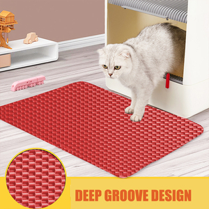Tapis pour animaux de compagnie de qualité supérieure à double couche de filtration, accessoire indispensable pour chats, compagnons félins, tapis de litière pour chats, nouvel arrivage - Product Image 6
