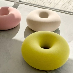 Fauteuil inclinable rond simple et moderne de conception suédoise, fauteuil en tissu pour salle à manger, salon, chambre à coucher, balcon, détente - Product Image 1