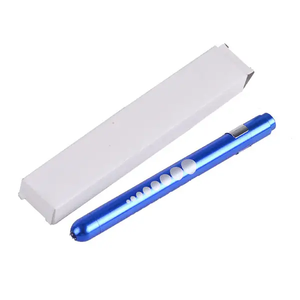 Lampe de poche d'inspection médicale à <span class=keywords><strong>LED</strong></span> blanche et jaune avec jauge de pupille et règle pour infirmières et médecins Cadeau promotionnel - Product Image 4