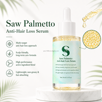 Serum Anti-Rontok Saw Palmetto Formula Konsentrat untuk Pertumbuhan & Penebalan Rambut dan Pengontrol Minyak, Tersedia ODM