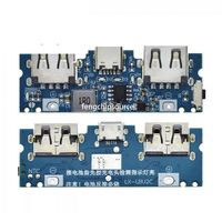 Double USB Power Bank Power Supply Board Boost Module Type-C Port de charge 2.4a Mobile Power DIY Motherboard 5V