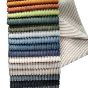 Best-selling production of high quality velvet corduroy polyester nylon clothing interior decoration sofa fabric