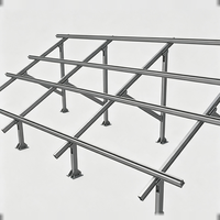Système de rails solaires en acier Q235 haute performance galvanisé à chaud pour l'installation en zone ouverte en Arabie Saoudite et dans les pays du Golfe